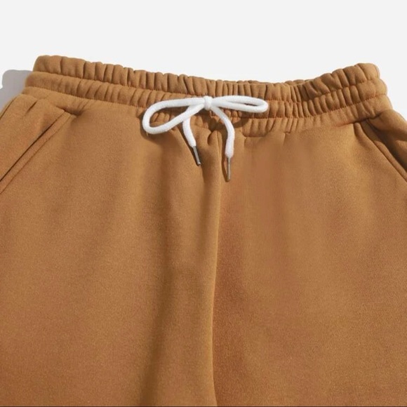 3pcs Drawstring Waist Thermal Sweatpants - Picture 3 of 3